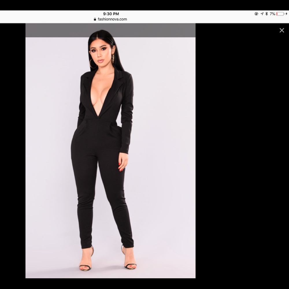 Tuxedo Jumpsuit